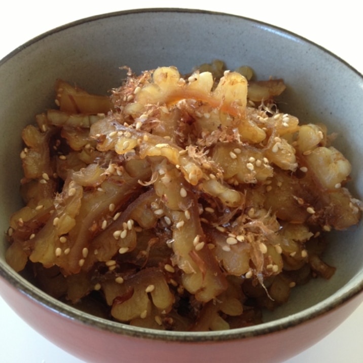 白ゴーヤの佃煮 レシピ 作り方 By ちいちぃ 楽天レシピ 白ゴーヤの佃煮 レシピ 作り方 By ちいちぃ 楽天レシピ